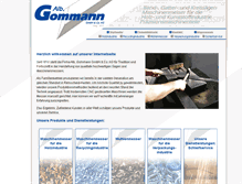 Tablet Screenshot of alb-gommann.de